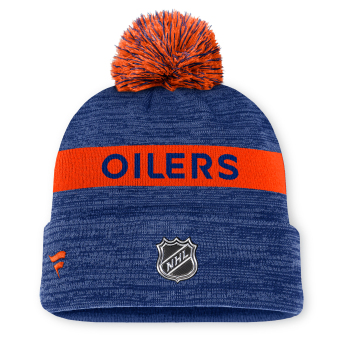 Edmonton Oilers căciulă de iarnă Authentic Pro Rink Beanie Cuff With POM