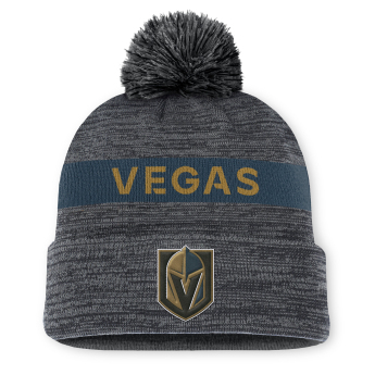 Vegas Golden Knights căciulă de iarnă Authentic Pro Rink Beanie Cuff With POM