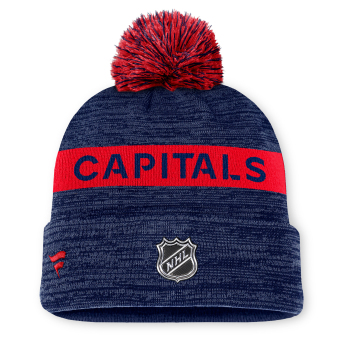 Washington Capitals căciulă de iarnă Authentic Pro Rink Beanie Cuff With POM