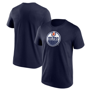 Edmonton Oilers tricou de bărbați Primary Logo Graphic T-Shirt - VALUE