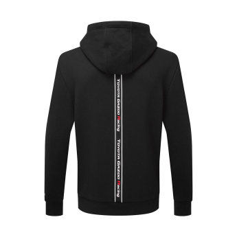 Toyota Gazoo Racing hanorac de bărbați cu glugă GR Logo black 2024