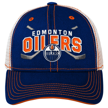Edmonton Oilers șapcă de baseball pentru copii Lockup Meshback Adjustable