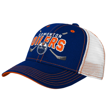 Edmonton Oilers șapcă de baseball pentru copii Lockup Meshback Adjustable