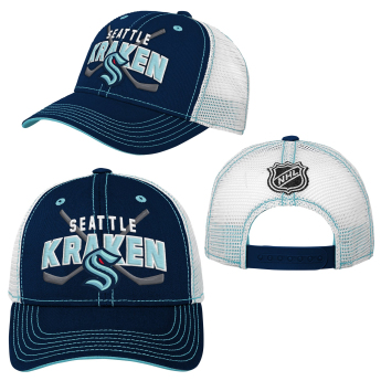 Seattle Kraken șapcă de baseball pentru copii Lockup Meshback Adjustable
