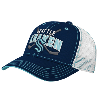 Seattle Kraken șapcă de baseball pentru copii Lockup Meshback Adjustable
