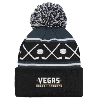 Vegas Golden Knights căciula de iarnă pentru copii Face-Off Cuff Pom
