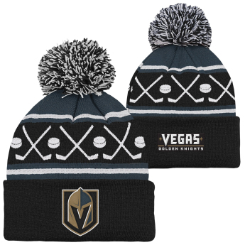 Vegas Golden Knights căciula de iarnă pentru copii Face-Off Cuff Pom