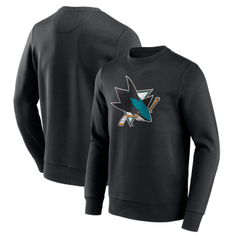 San Jose Sharks hanorac de bărbați Primary Logo Graphic Crew Sweatshirt - VALUE