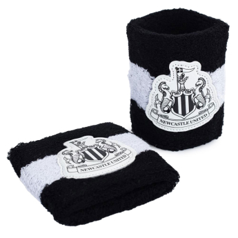 Newcastle United manșete sport 2 pack black with white
