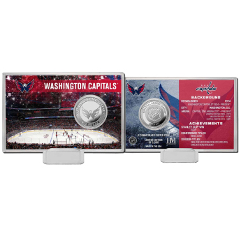 Washington Capitals monede de colecție History Silver Coin Card Limited Edition od 5000