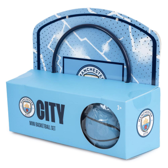 Manchester City mini set de baschet blue