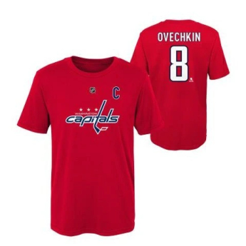 Washington Capitals tricou de copii Alexandr Ovechkin #8 Flat Captains N&N Ctn Tee