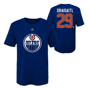 Edmonton Oilers tricou de copii Leon Draisaitl #29 Flat Captains N&N Ctn Tee