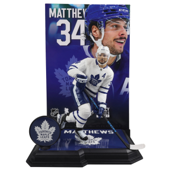 Toronto Maple Leafs figurină Auston Matthews #34 Figure SportsPicks LIMITED PLATINUM CHASE