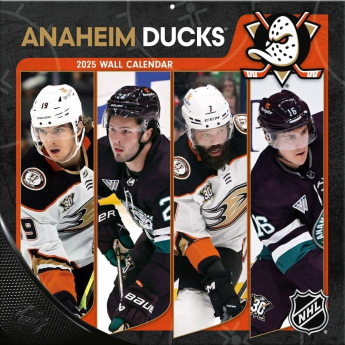 Anaheim Ducks calendar 2025 Wall Calendar
