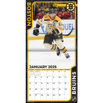 Boston Bruins calendar 2025 Wall Calendar
