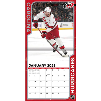 Carolina Hurricanes calendar 2025 Wall Calendar