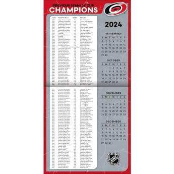 Carolina Hurricanes calendar 2025 Wall Calendar