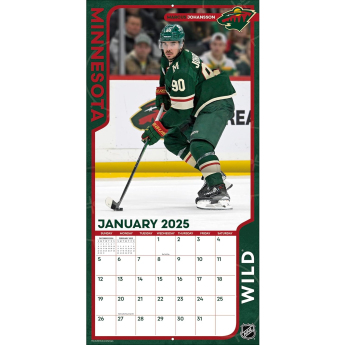 Minnesota Wild calendar 2025 Wall Calendar