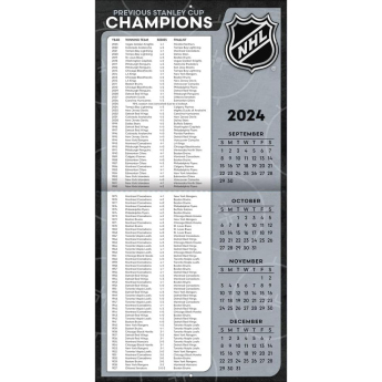 NHL produse calendar Elite 2025 Wall Calendar