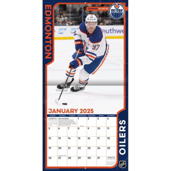 NHL produse calendar Elite 2025 Wall Calendar