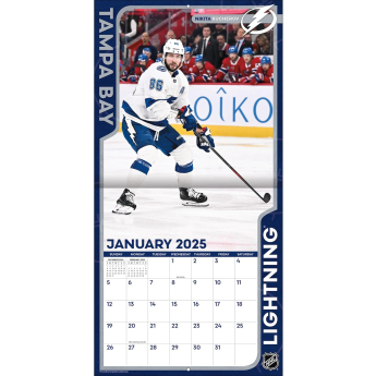 Tampa Bay Lightning calendar 2025 Wall Calendar
