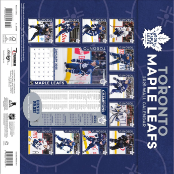 Toronto Maple Leafs calendar 2025 Wall Calendar