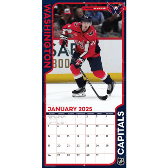 Washington Capitals calendar 2025 Wall Calendar