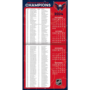 Washington Capitals calendar 2025 Wall Calendar