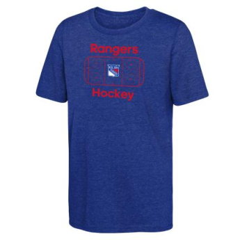 New York Rangers tricou de copii Goal Tender Ss Triblend