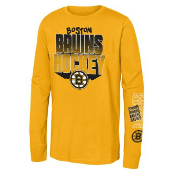 Boston Bruins tricou cu măneci lungi pentru copii Stand Out Ls Ctn
