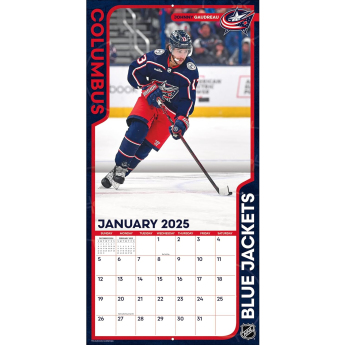 Columbus Blue Jackets calendar 2025 Wall Calendar