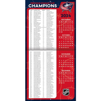 Columbus Blue Jackets calendar 2025 Wall Calendar
