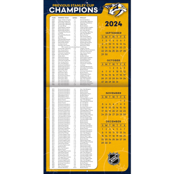 Nashville Predators calendar 2025 Wall Calendar