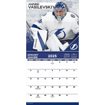 NHL produse calendar Stoppers 2025 Wall Calendar