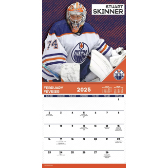 NHL produse calendar Stoppers 2025 Wall Calendar