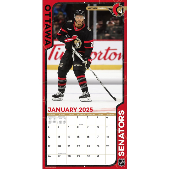 Ottawa Senators calendar 2025 Wall Calendar