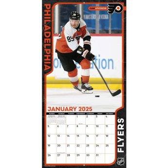 Philadelphia Flyers calendar 2025 Wall Calendar