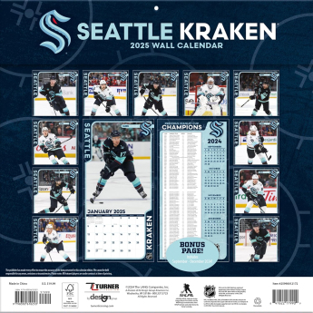 Seattle Kraken calendar 2025 Wall Calendar