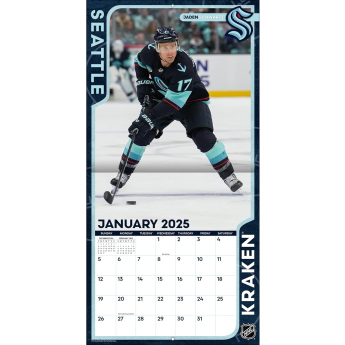 Seattle Kraken calendar 2025 Wall Calendar