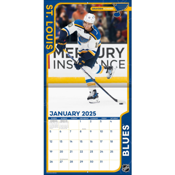 St. Louis Blues calendar 2025 Wall Calendar