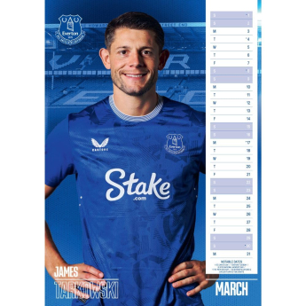 FC Everton calendar 2025