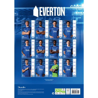 FC Everton calendar 2025