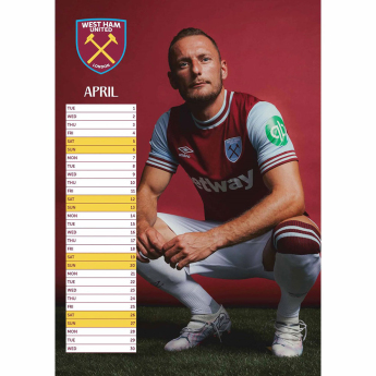 West Ham United calendar 2025