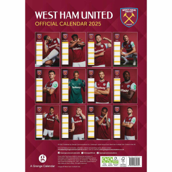 West Ham United calendar 2025