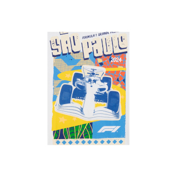Formula 1 tricou de bărbați Brazil GP white 2024