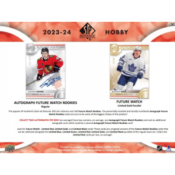 NHL cutii Cărți de hochei NHL 2023-24 Upper Deck SP Authentic Hobby Box