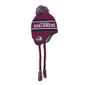 Colorado Avalanche căciula de iarnă pentru copii Jacquard Tassel Knit With Pom