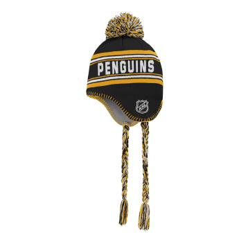 Pittsburgh Penguins căciula de iarnă pentru copii Jacquard Tassel Knit With Pom