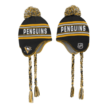 Pittsburgh Penguins căciula de iarnă pentru copii Jacquard Tassel Knit With Pom